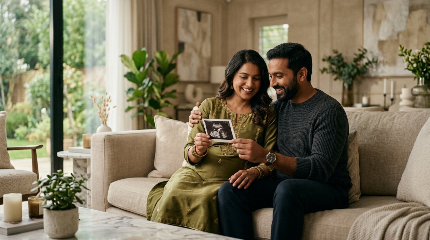 Pregnant woman relaxing